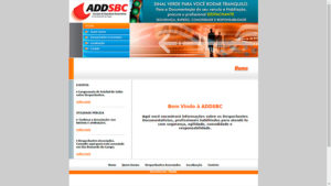 Site da ADDSBC - Associação dos Despachantes Documentalistas de São Bernardo do Campo