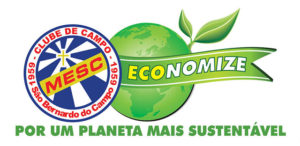 Logotipo criado para a campanha de economia de água do Clube Mesc
